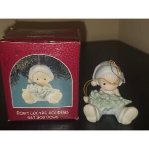 Enesco Precious Moments Ornament Dont Let The Holidays Get You Down 521590